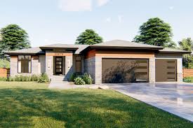 Plan 62739dj 3 Bed Modern Prairie House Plan Prairie Style Houses Ranch Style House Plans House In The Woods