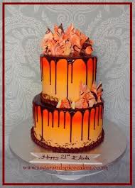 Birthday Cake On Fire Too Many Candles Dark Chocolate Orange Sunshine Orange Chocolate Cake Orange Birthday Cake Drip Cakes