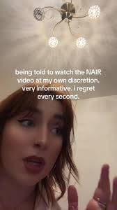 never trusting @Styled By Rosie P 🤠 telling me to watch a video ever ever  again #nair #tutorial #nairhairremoval