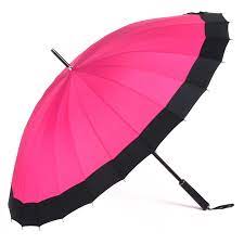 Hot Fashion Japanese Style 24 Ribs Large Straight Umbrella Umbrella Hot Fashion Women Accessories