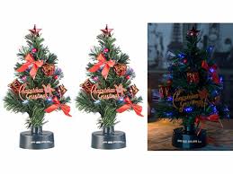Arbre de noël lumineux sapin artificiel avec décoration et guirlande lumineuse h 50 cm. Mini Sapin De Noel Artificiel Avec Guirlande Usb Infactory Pearl Fr