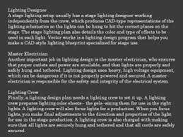 Stage Lighting 4 Stage Lighting Theatre Lighting Teaching Theatre