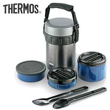 Porte Aliments Jba 3 Compartiments Thermos Alimentation Nourriture Thermos