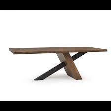 A perfect example for a wabi. Montana Unusual Oak Veneer Dining Table 225cm Oak Furniture House