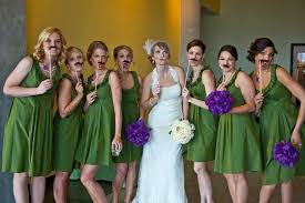 Green Dresses Purple Flowers Green Bridesmaid Dresses Beach Wedding Purple Green Bridesmaid