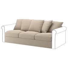 Gronlid غطاء قسم بـ 3 مقاعد Sporda طبيعي Ikea