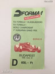 Often described as the paris of central europe, budapest is one of europe's most beautiful cities… no trip would be complete without taking a trip to one of the city's famed thermal baths. Forma 1 Formula 1 Jegy Hungaroring Senna Meghosszabbitva 3057797789 Vatera Hu