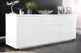 Buffet Design Blanc Laque 2 Portes 3 Tiroirs Prestige Ii 190 Cm Buffet Design Buffet Blanc Console Etagere