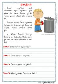 Okuma Anlama Metni Emrah Okuma Anlama Metni Emrah Okuma Anlama Metni Ozgun Bir Calisma Olarak Pdf Formatinda Hazi Okuma Evde Egitim Reading Comprehension