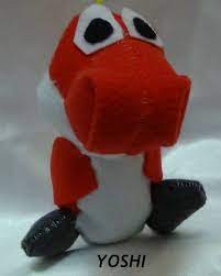 Very Cute Red Yoshi Stuff Plush Animal By Piercemercerfineart Plush Animals Yoshi Plush
