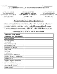 Replace the logo placeholder with your own to personalize the look. 10 Business Client Questionnaire Examples Templates In Pdf Examples