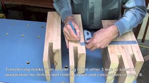 The precious legs were metal and the wood legs improved the overall look of the chair in addition to being more stylish.4. 09 How To Build A Bed Leg Joinery And Hardware Marking Youtube