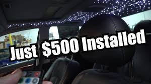 Starlite star ceiling panels are easy to install. Installed Rolls Royce Star Ceiling In My Mecedes Youtube
