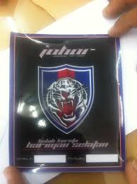 Jom tempah untuk bagi pada customer atau ahli kelab anda 😊😊 untuk family day pun boleh tauuu. Sticker Cermin Depan Dan Kelab Kereta Harimau Selatan ÙÙŠØ³Ø¨ÙˆÙƒ