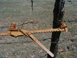 A fence stretcher for use in building fences that can be used by one person and is able to stretch fence wire under a constant tension. source: Don T Recycle Reuse The Human Footprint