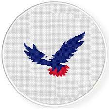 The link to your pattern download will be provided in the my account > downloads section of your account. Soaring Eagle Cross Stitch Pattern Daily Cross Stitch