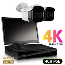 Poe is much reliable than wifi in terms of data transmission. Zxtech 2 X 8mp Premio 4k Poe Cctv Camera System Ux2d4z