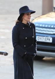 Kate Middleton covers baby bump in a respectful navy outfit to mark Grenfell  Tower National Memorial service