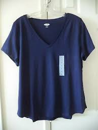 Old Navy Luxe V Neck Long Sleeve Curved Hem Shirt Size L Xl