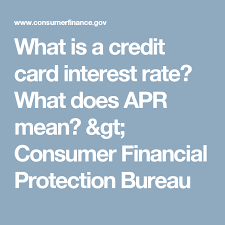 This interest rate typically kicks in when you carry over some of what you owe on purchases from month to month. What Is A Credit Card Interest Rate What Does Apr Mean Gt Consumer Financial Protection Bureau Credit Card Interest Interest Rates Credit Card