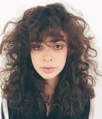 long curly hairstyle with bangs in 2020 curly hair styles naturally curly hair styles curly natural curls
