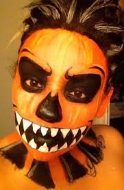 Scary Pumpkin facepaint !