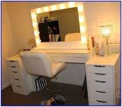 Makeup vanity set with a durable and simple table that includes a storage drawer. Makeup Vanity Table With Lights You Ll Love In 2021 Visualhunt