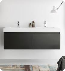 Black Modern Bathroom Vanity With