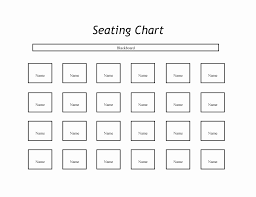 Free Seating Chart Template Best Of Church Seating Plan