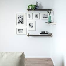 Bergshult Granhult Agencement Etageres Murales Gris Fonce Nickele 80x20cm Ikea Canada Ikea Wall Shelves Shelves Ikea