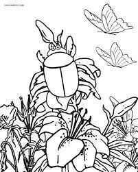 Insects coloring pages for kids. Printable Bug Coloring Pages For Kids