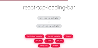 React Loader And Spinner Progress Bar Examples Onaircode Progress Bar Progress Health Application