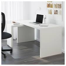 Malm Schreibtisch Mit Ausziehplatte Weiss 151x65 Cm Ikea Schweiz White Paneling Ikea Malm Desk Home Office Design