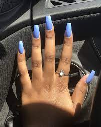 Light Blue Nails Bluenails Acrylics Lightbluenails Light Blue Nails Blue Nails My Nails