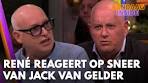 René reageert op sneer van Jack van Gelder over ... - YouTube