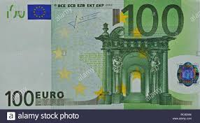 Euroscheine als scheck,.den man natürlich nicht wirklich einlösen kann. Euro Banknoten Geldscheine Stock Photo Alamy