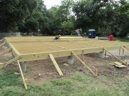Wood frame pier and beam houses provide a convenient crawl space under the structure of the house. Big Red Car Here On A Lovely Bright Sunday Morning In The Atx We Are Going To Start A Short Series On Th Pier And Beam Foundation House Foundation Beam House