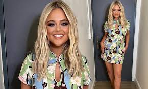 Emily Atack dons a floral mini dress as she gives fans a look at her latest  Celebrity Juice outfit | Daily Mail Online
