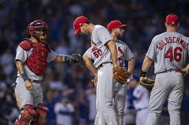 cardinals fall 13 5 on sunday swept out of wrigley viva