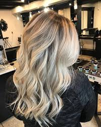 We all have our own clientele, so we are not threatened by other stylists being here. Bonney Lake Stylist Amy Converted Her Guest From A Foil Shadow Root Full Balayage And Gloss Toner Icy Blonde Foils Hair Shadow Blonde Hair With Highlights