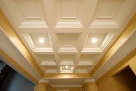 There are so many different types of ceilings. Types Of Ceilings Types Of Luxury Home Ceiling Designs Most Elegant Homes Coffered Ceiling Design Home Ceiling Ceiling Design