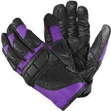 Xelement Xg80208 Women S Black And Purple Mesh Cool Rider Motorcycle Gloves Motorcycle Gloves Leather Motorcycle Gloves Black Leather Gloves
