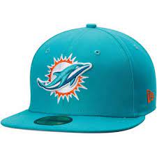 Men S Miami Dolphins New Era Aqua State Clip 59fifty Fitted Hat Miami Dolphins Miami Dolphins Hat Fitted Hats