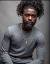 Black Fade Curly Hair Men