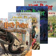 Harry Potter Illustrated Editions 4 Pack Chloe Harry Potter Illustrations Harry Potter Illustrated Book Book Club Books