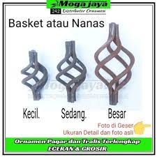 Farel logam makmur, selain menjadi tempat pengecoran ornamen besi tempa, aluminium cor juga menjadi distributor aksesoris pagar atau distributor ornamen besi tempa dengan harga murah. Jual Basket Atau Nanas Ukuran Kecil Ornamen Dan Aksesoris Pagar Besi Tempa Kab Tangerang Moga Jaya 242 Tokopedia