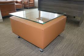 Also matches my side tables with white tempered glass. Glass And Leather End Coffee Table