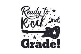 Download Ready To Rock 2nd Grade Svg Cut File By Creative Fabrica Crafts Creative Fabrica PSD Mockup Templates