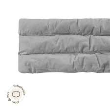 Die sind allerdings ein streitthema: Nonomo Matratze Kleinkind Mit Schafwolle Grau
