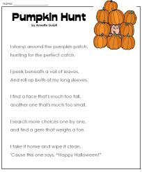 Halloween Worksheets Halloween Worksheets Super Teacher Worksheets Halloween Poems For Kids